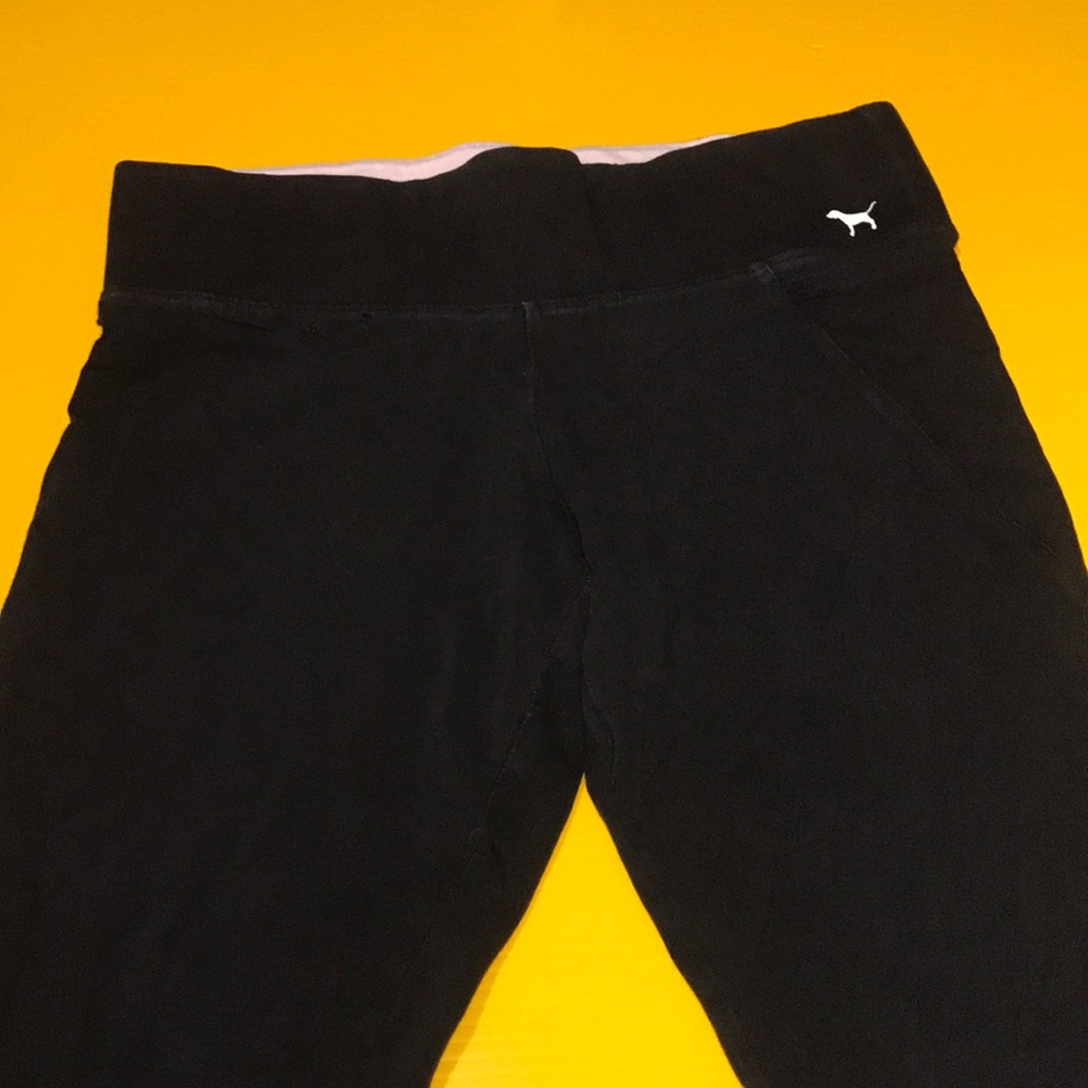 🛑SOLD🛑 PINK YOGA Pants Victoria's Secret Size M - Picture 3 of 8